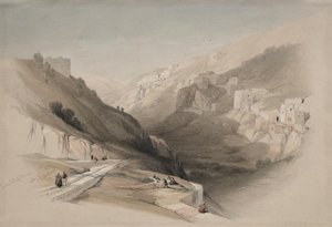 Lower Pool Of Siloam, Valley Of Jehoshaphat — David Roberts