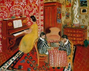 La Partie De Dames Huile Sur Toile Washington, National Gallery Of Art — Henri Matisse, Fauvism