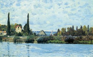 The Seine At Bougival — Alfred Sisley