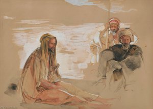 Study Of Three Arabs — John Frederick Lewis