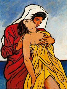 Hombre Y Mujer A La Orilla Del Mar — Francis Picabia