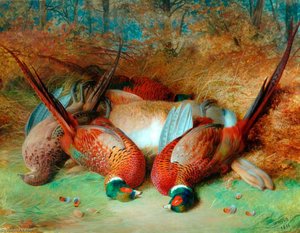 Moorland Scene With Game — Abel Hold