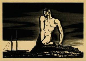 The Bather — Rockwell Kent