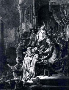 Christ Devant Pilate Et Le Peuple, Bnf — Rembrandt Van Rijn, Baroque