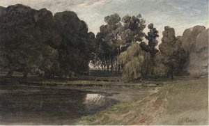 Evening, Duncombe Park — John Sell Cotman