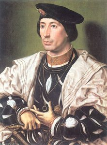 28 A Nobleman (possibly Adolphe Of Burgundy) — Jan Gossaert (mabuse)