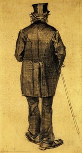 Old Man In A Tail-coat — Vincent Willem Van Gogh, Realism