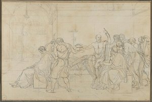 The Death Of Socrates — Jacques-louis David