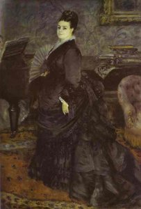 Portrait Of A Woman (mme. Georges Hartmann) — Pierre-auguste Renoir