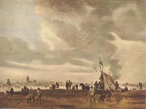 View Of The Hague In Winter — Jan Josephszoon Van Goyen