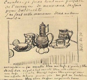 Still Life With Coffee Pot — Vincent Willem Van Gogh, Post-impressionism