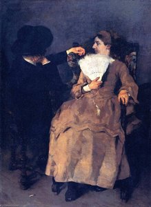 In The Studio — Wilhelm Trübner