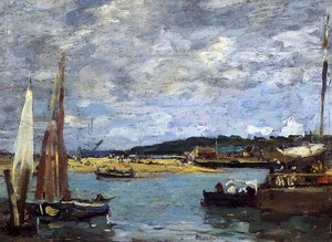 The Ferry To Deauville — Eugène Louis Boudin