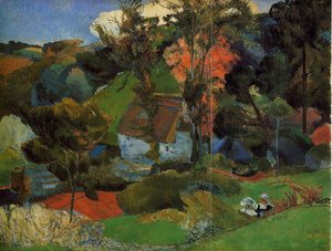 The Aven Running Through Pont-aven — Eugène Henri Paul Gauguin