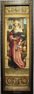 Maria Der Verkündigung (sebastiansaltar) — Hans Holbein The Elder