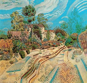 The Waggon Tracks — Joan Miró