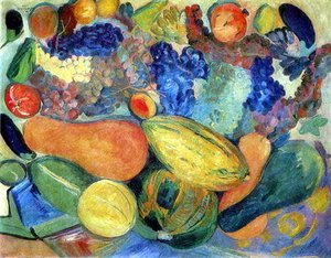 Fruits And Vegetables — Martiros Sarian, Expressionism