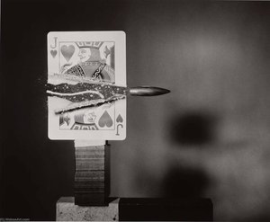 Bullet Through Jack Of Hearts — Harold E Edgerton