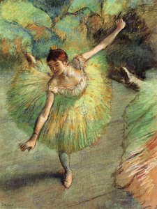 Dancer Tilting — Edgar Degas, Impressionistic Realism