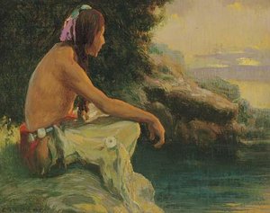 The Setting Sun — Eanger Irving Couse