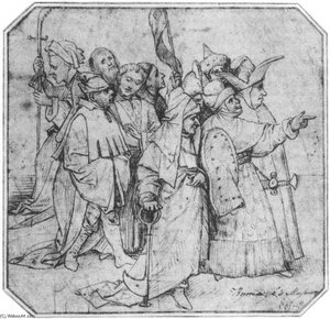 Group Of Male Figures — Hieronymus Bosch