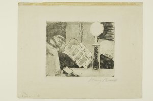 Reading The Newspaper, No.2 — Mary Stevenson Cassatt