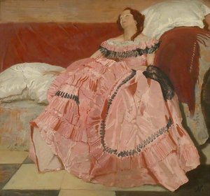 The Pink Dress — Sir William Nicholson
