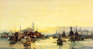The Allied Fleet And Shipping At Constantinople — Frank Mason
