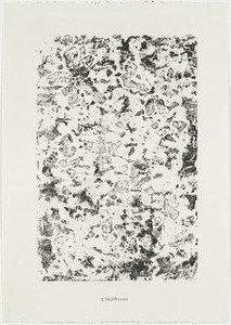 Decoding (déchiffrement) From The Portfolio Scrap Plates Ii (planches De Rebut Ii) From Phenomena (les Phénomènes) — Jean Philippe Arthur Dubuffet