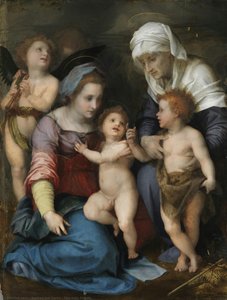 The Holy Family — Andrea Del Sarto, High Renaissance