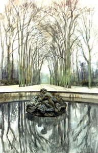 Versailles. Fountain Of Bacchus In The Winter — Alexandre Benois