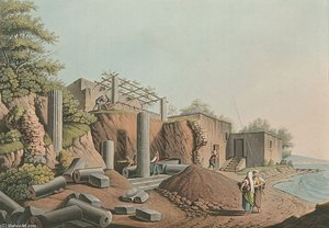 Salina-ancient Temple — Luigi Mayer