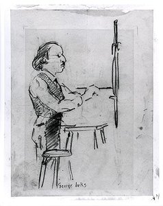 Self-portrait - Caricature — George Benjamin Luks