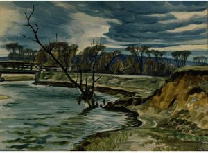 The Yellow Bank — Charles Burchfield