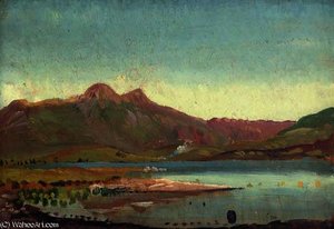 Mountains And Lake, Wales — James Dickson Innes