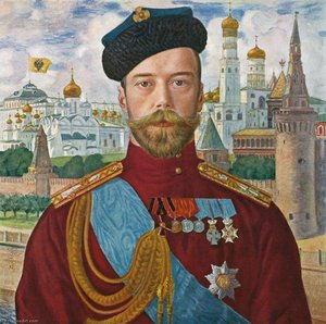Emperor Nicholas Ii — Boris Mikhailovich Kustodiev