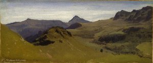 Landscape in Auvergne