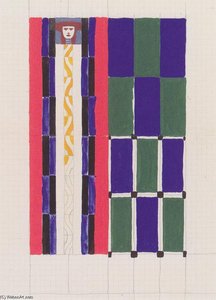 Sketch For A Poster Of The Vienna Workshop — Koloman Moser