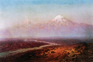 Araks River And Ararat — Ivan Konstantinovich Aivazovsky