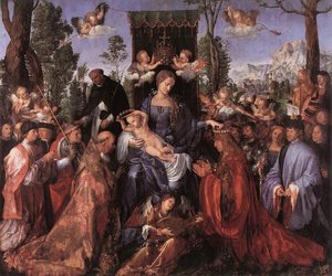 Feast Of The Rose Garlands — Albrecht Dürer