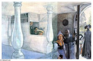 In Sundborn Church — Carl Larsson
