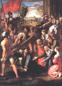 Christ Falls On The Way To Calvary — Raphael, High Renaissance