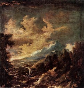 Stormy Region — Marco Ricci, Venetian Baroque
