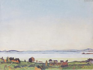 The Lake Geneva From Lausanne — Ferdinand Hodler