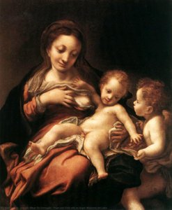 Virgin and Child with an Angel (Madonna del Latte)