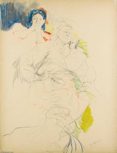 Three Portraits Of Peasant Women — Filipp Andreevich Maliavin