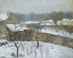 Effect Of Snow, Marly — Alfred Sisley