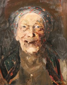 Laughing Peasant Woman