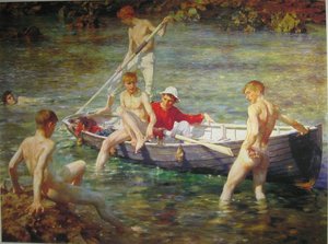Ruby, Gold And Malachite — Henry Scott Tuke