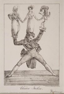 The Italian Theatre — Eugène Delacroix